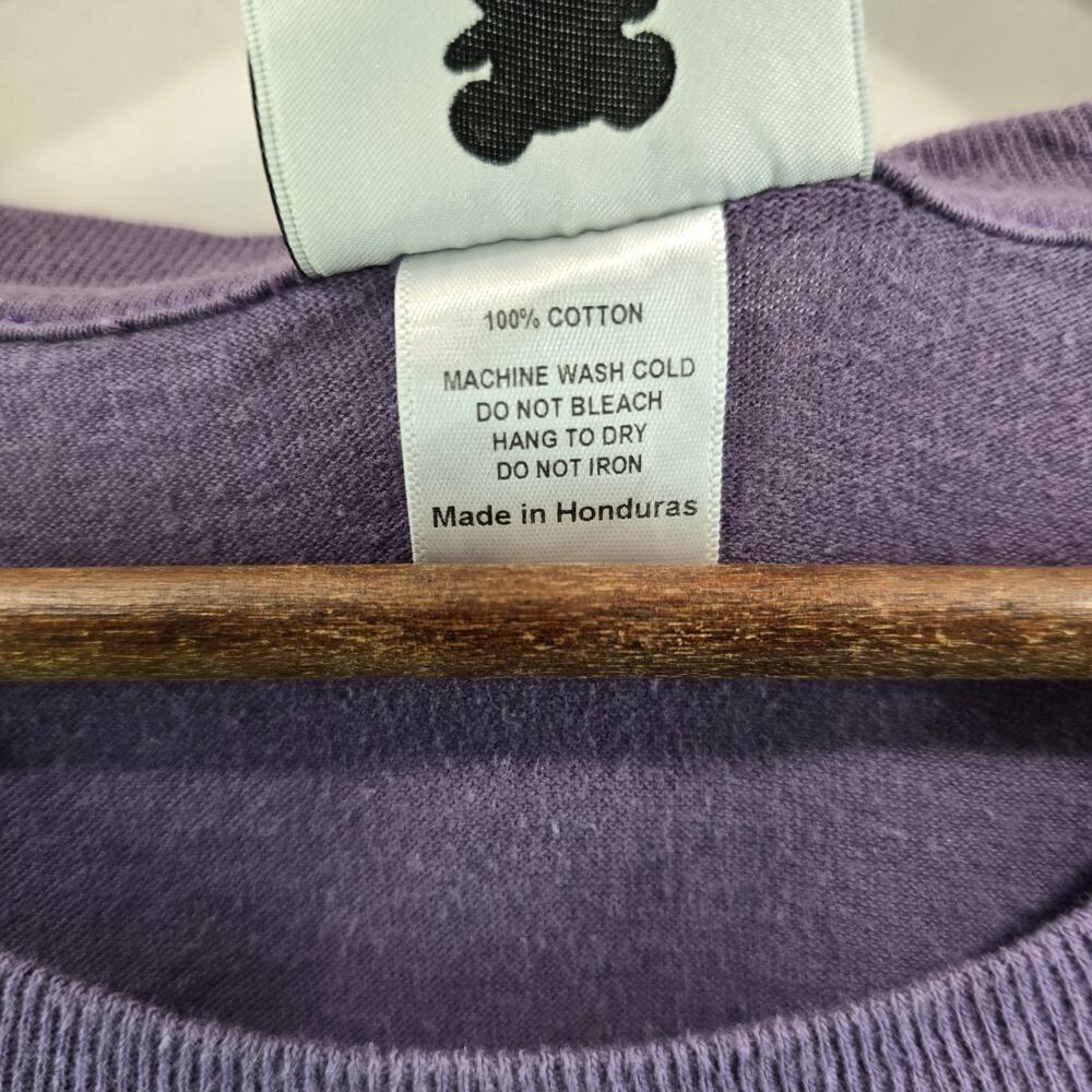 Teddy Fresh Nightgown Womens XL Purple T Shirt Dress Nightie PJ Pajama Crew - Picture 10 of 12